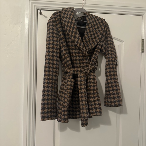 Merona Houndstooth Coat - Picture 4 of 7